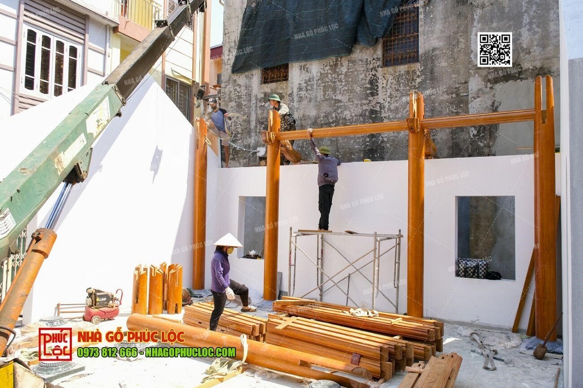 Lắp đặt nhà gỗ vào ngày tốt