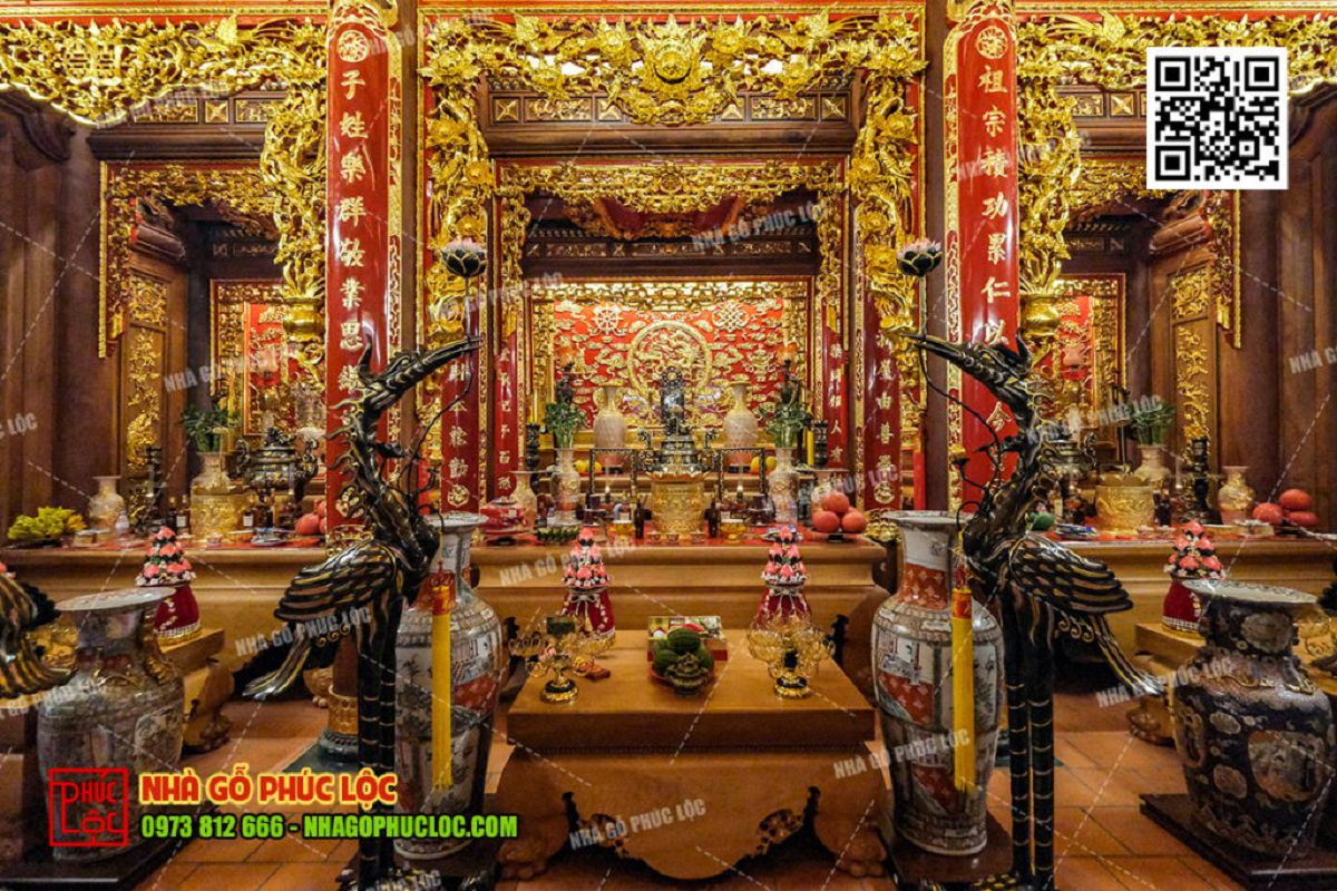 Cửa võng là đồ nội thất quen thuộc trong nhà gỗ