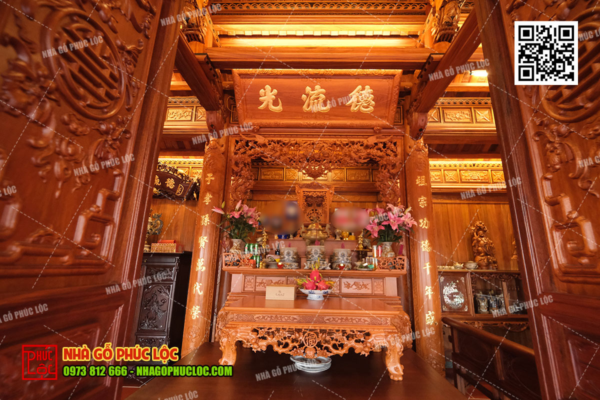 Trang trí phòng thờ trang nghiêm, linh thiêng